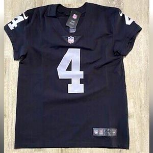 NIKE On Field Derek Carr Oakland Raiders Jersey 100 Authentic Size 40 Large NWT